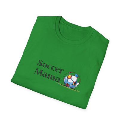 Soccer Mama T-Shirt | Unisex Softstyle Tee for Sports Moms, Gift for Soccer Lovers, Casual Wear, Team Spirit, Birthday Present