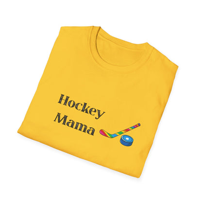 Hockey Mama T-Shirt, Unisex Hockey Tee, Sports Mom Shirt, Athletic Gift, Ice Hockey Apparel, Game Day Outfit
