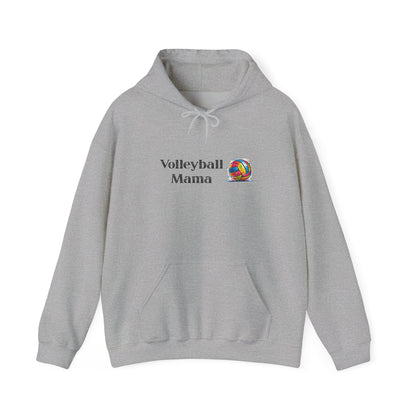 Volleyball Mama Hoodie - Cozy Sweatshirt for Sports Lovers, Gift for Moms, Beach Day Apparel, Team Spirit Wear, Summer Fun