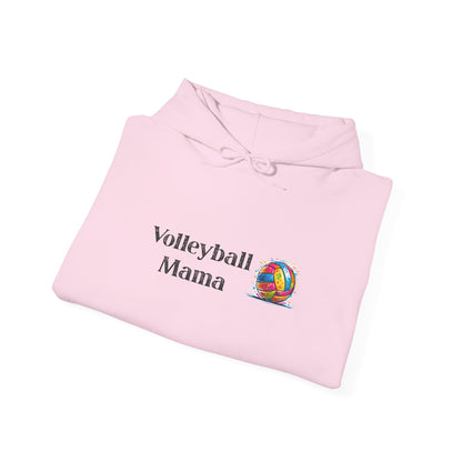 Volleyball Mama Hoodie - Cozy Sweatshirt for Sports Lovers, Gift for Moms, Beach Day Apparel, Team Spirit Wear, Summer Fun