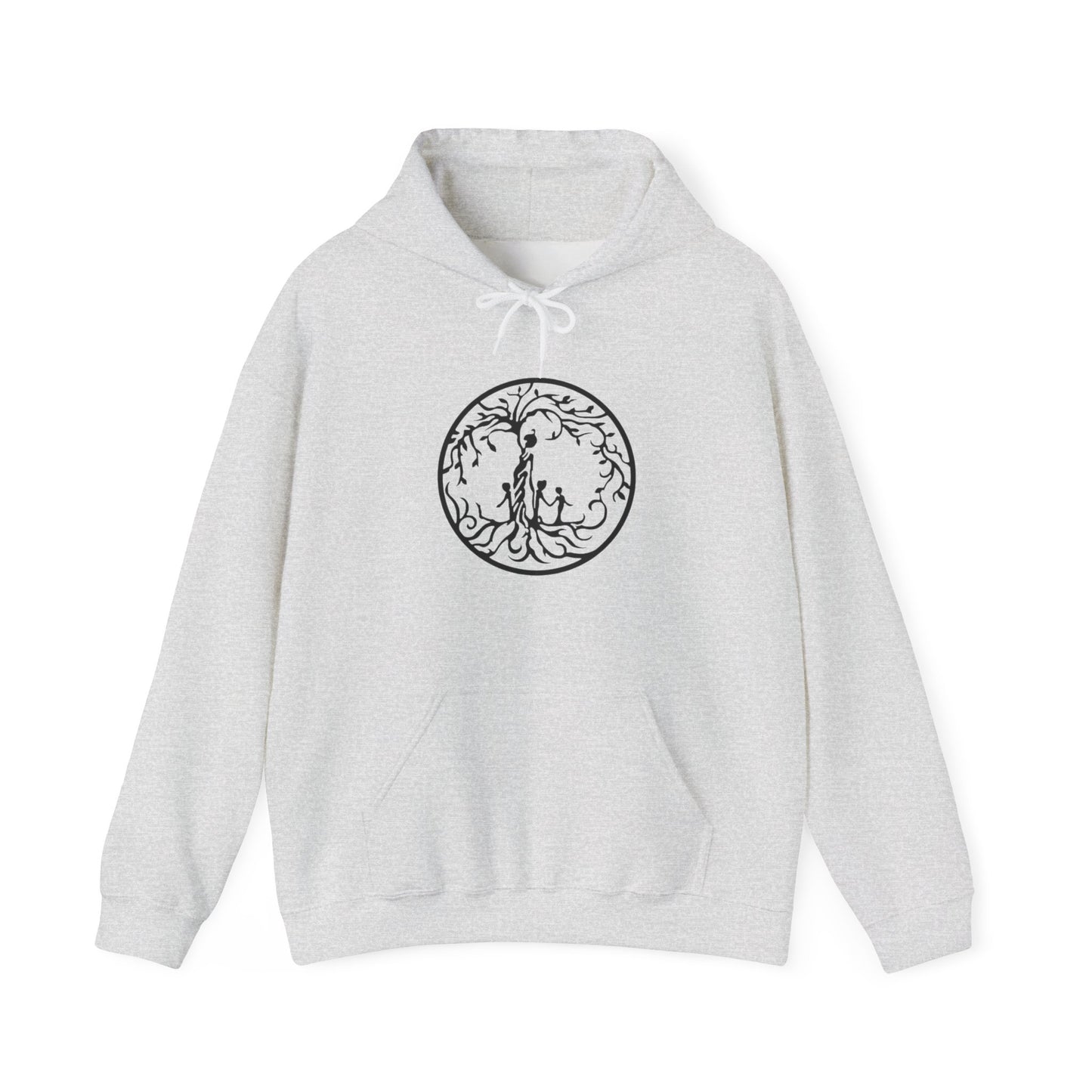 Tree of Life Three Children Unisex Hoodie | Cozy Illustration for Nature Lovers, Gift for Adventurers, Sustainable Fashion, Everyday Wear
