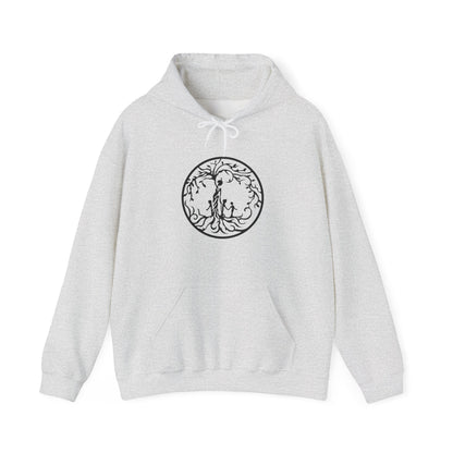 Tree of Life Three Children Unisex Hoodie | Cozy Illustration for Nature Lovers, Gift for Adventurers, Sustainable Fashion, Everyday Wear