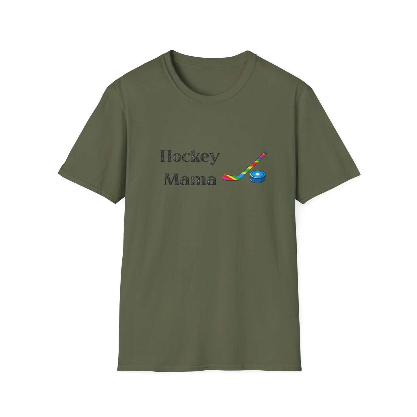 Hockey Mama T-Shirt, Unisex Hockey Tee, Sports Mom Shirt, Athletic Gift, Ice Hockey Apparel, Game Day Outfit
