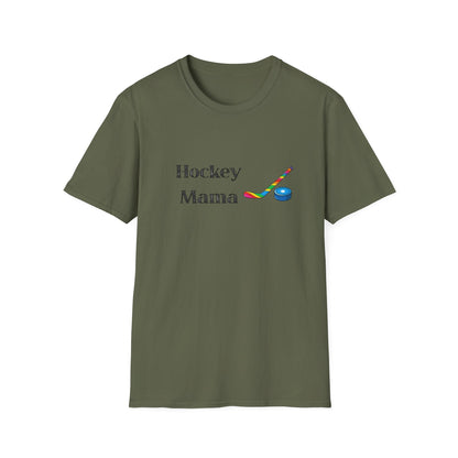 Hockey Mama T-Shirt, Unisex Hockey Tee, Sports Mom Shirt, Athletic Gift, Ice Hockey Apparel, Game Day Outfit