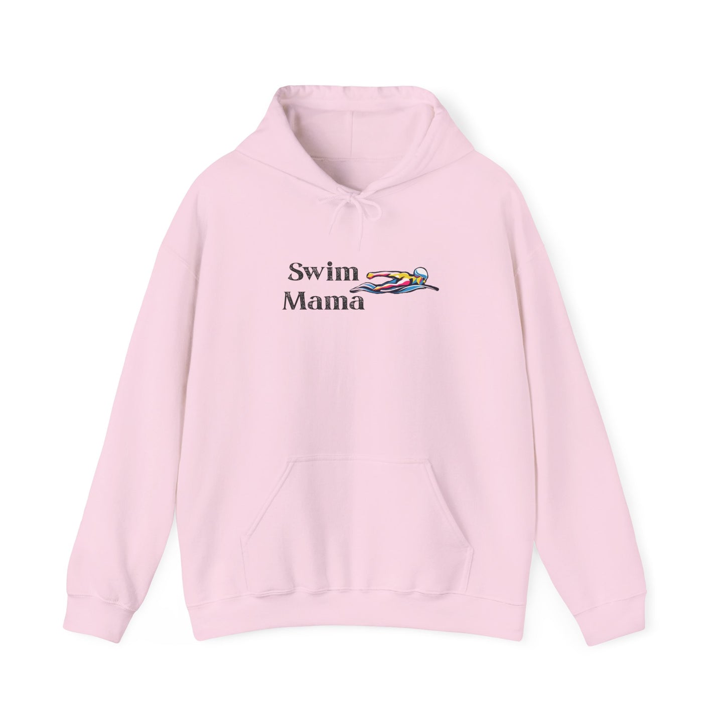 Swim Mama Hoodie - Cozy Swimwear Lover's Sweatshirt, Perfect Gift for Moms, Beach Days, Summer Holidays, Swim Class