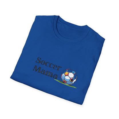Soccer Mama T-Shirt | Unisex Softstyle Tee for Sports Moms, Gift for Soccer Lovers, Casual Wear, Team Spirit, Birthday Present