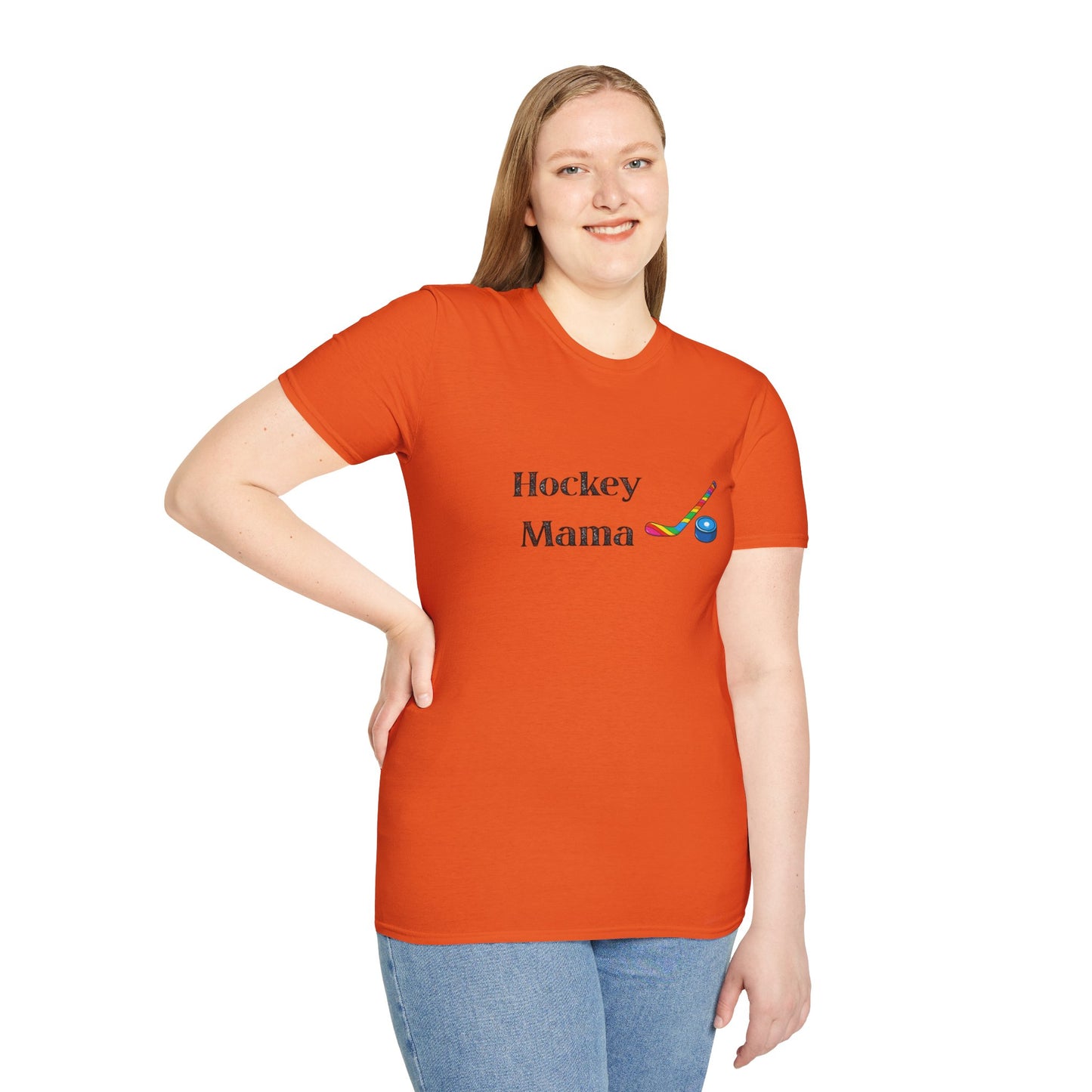 Hockey Mama T-Shirt, Unisex Hockey Tee, Sports Mom Shirt, Athletic Gift, Ice Hockey Apparel, Game Day Outfit
