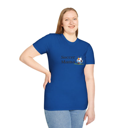 Soccer Mama T-Shirt | Unisex Softstyle Tee for Sports Moms, Gift for Soccer Lovers, Casual Wear, Team Spirit, Birthday Present