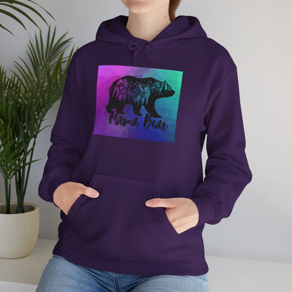 Nature-Inspired Bear Graphic Hoodie, Cozy Wildlife Sweatshirt, Unisex Hooded Top, Gift for Animal Lovers, Outdoor Apparel