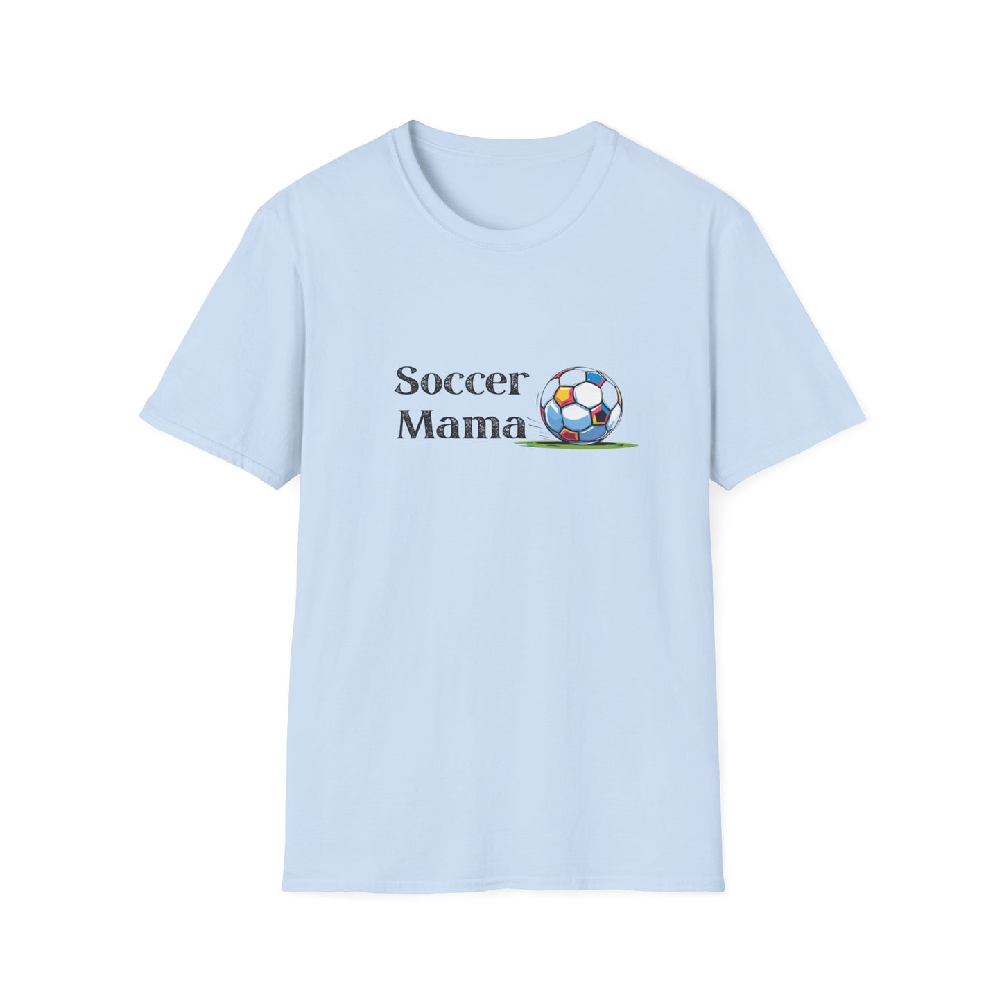 Soccer Mama T-Shirt | Unisex Softstyle Tee for Sports Moms, Gift for Soccer Lovers, Casual Wear, Team Spirit, Birthday Present