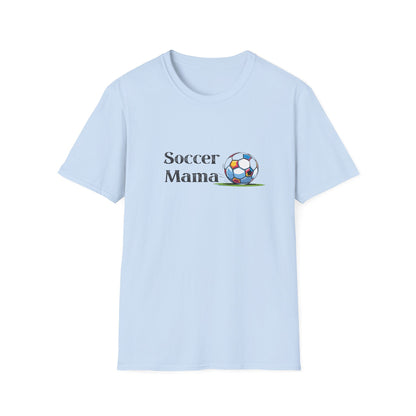 Soccer Mama T-Shirt | Unisex Softstyle Tee for Sports Moms, Gift for Soccer Lovers, Casual Wear, Team Spirit, Birthday Present
