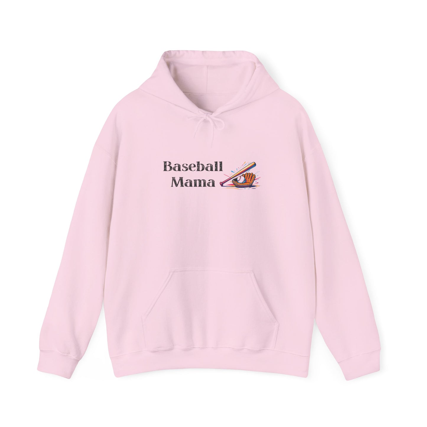Baseball Mama Hooded Sweatshirt | Sports Apparel, Gift for Moms, Cozy Hoodie, Casual Wear, Parenting Merchandise
