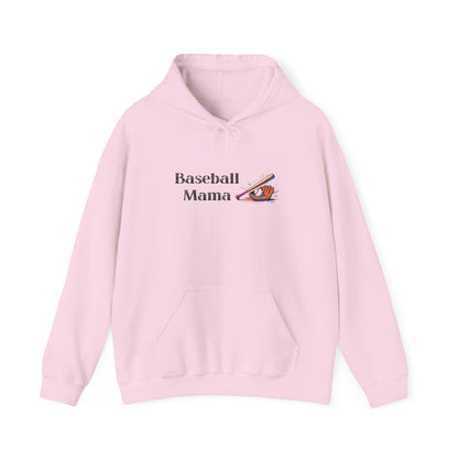 Baseball Mama Hooded Sweatshirt | Sports Apparel, Gift for Moms, Cozy Hoodie, Casual Wear, Parenting Merchandise