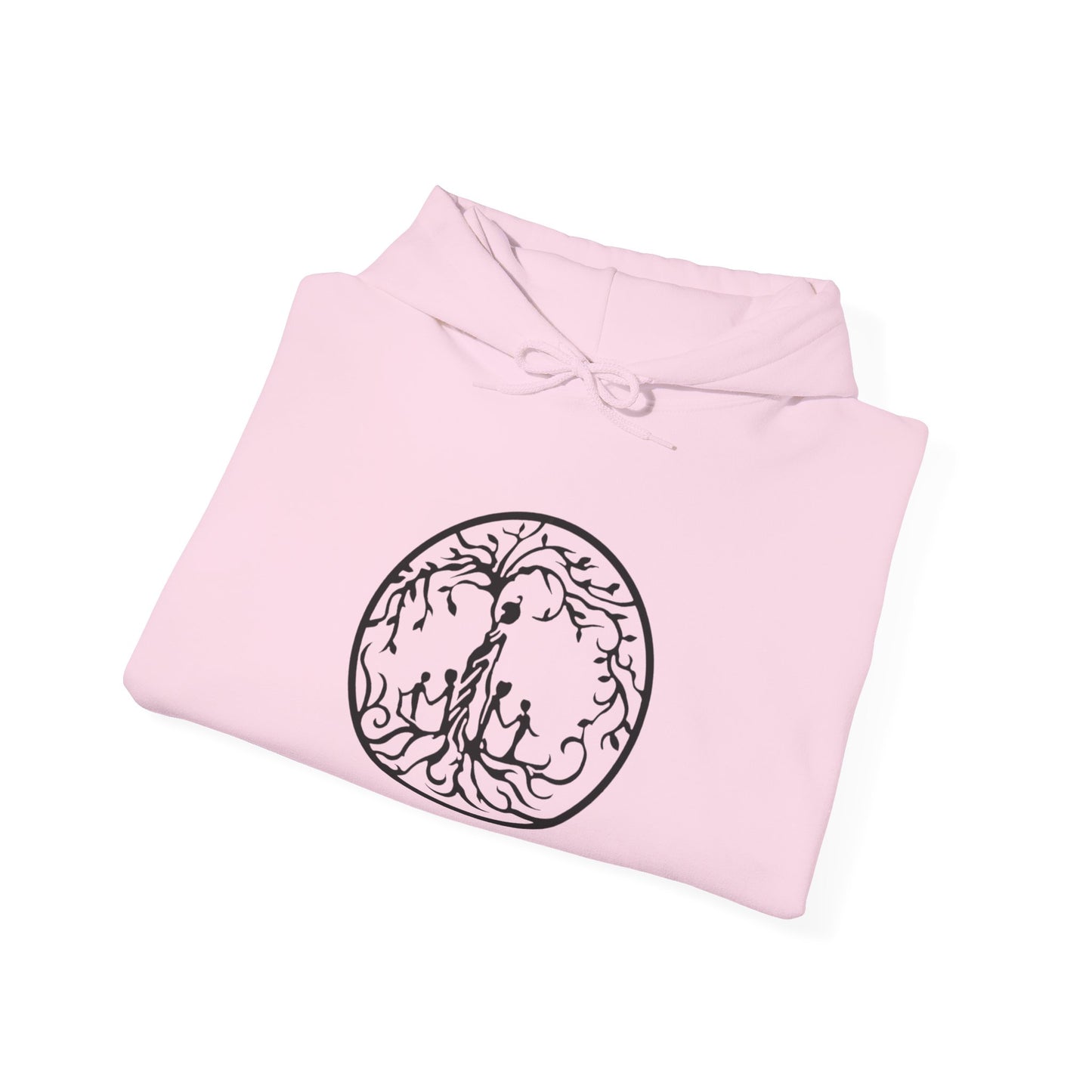 Tree of Life Four Children Hoodie, Cozy Sweatshirt for Animal Lovers, Gift for Birthdays, Holidays, Nature Lovers Apparel