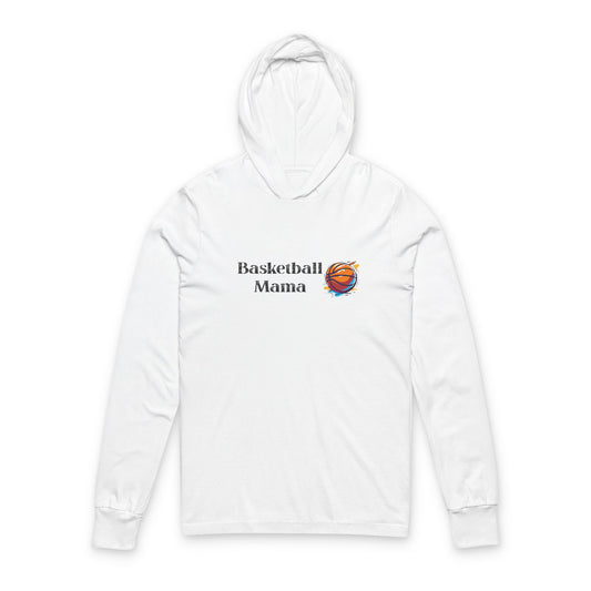 Basketball Mama Unisex Hooded Long Sleeve Tee, Sports Apparel, Gifts for Basketball Moms, Athletic Wear, Casual Hoodie, Family Game Day