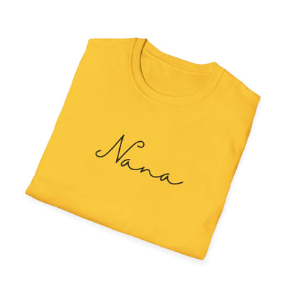 Nana Softstyle T-Shirt, Cute Gift for Grandmothers, Family Reunion Apparel, Mother's Day Gift, Everyday Comfort Tee