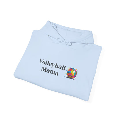 Volleyball Mama Hoodie - Cozy Sweatshirt for Sports Lovers, Gift for Moms, Beach Day Apparel, Team Spirit Wear, Summer Fun