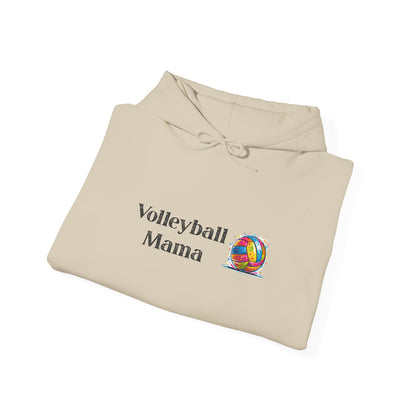 Volleyball Mama Hoodie - Cozy Sweatshirt for Sports Lovers, Gift for Moms, Beach Day Apparel, Team Spirit Wear, Summer Fun