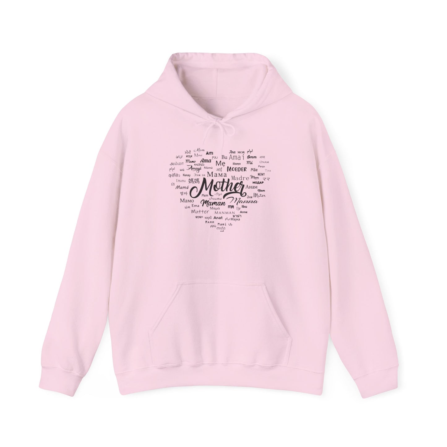 Mother's Day Heart Sweatshirt, Cozy Gift for Mom, Unisex Hoodie, Mother's Love Apparel, Family Celebration Wear, Heartfelt Gift Idea