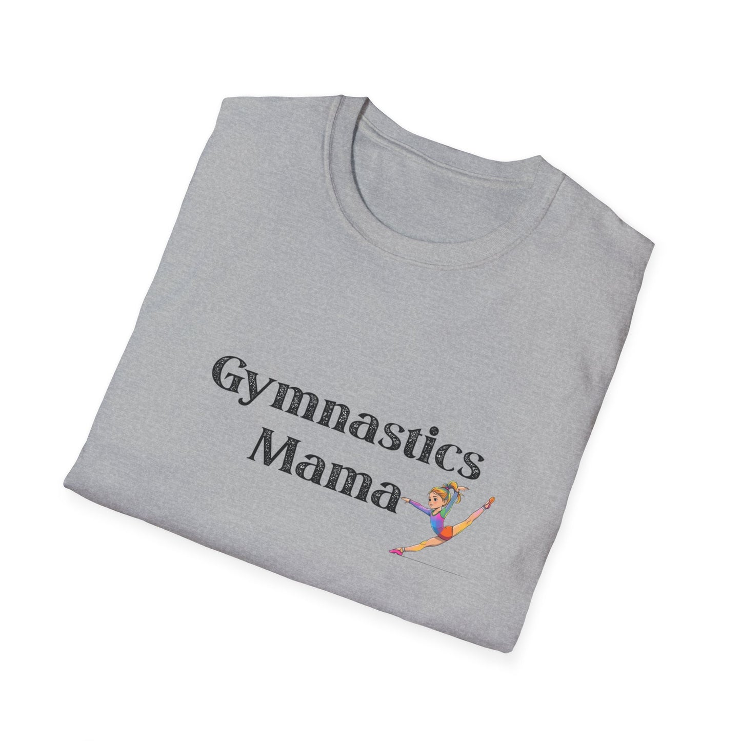 Gymnastics Mama T-Shirt | Unisex Softstyle Tee, Perfect Gift for Gymnastics Moms, Sportswear, Mother's Day, Gym T-Shirt, Athletic Apparel