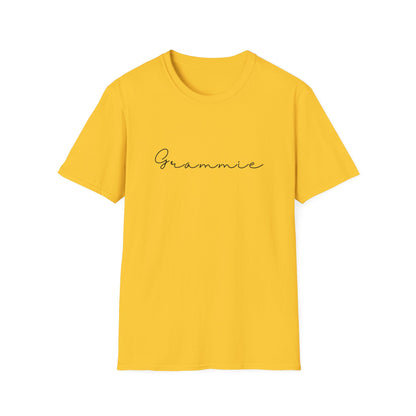 Grammie Unisex Softstyle T-Shirt, Gift for Grandma, Family Reunion Tee, Personalized Mother's Day Shirt, Cozy Everyday Wear