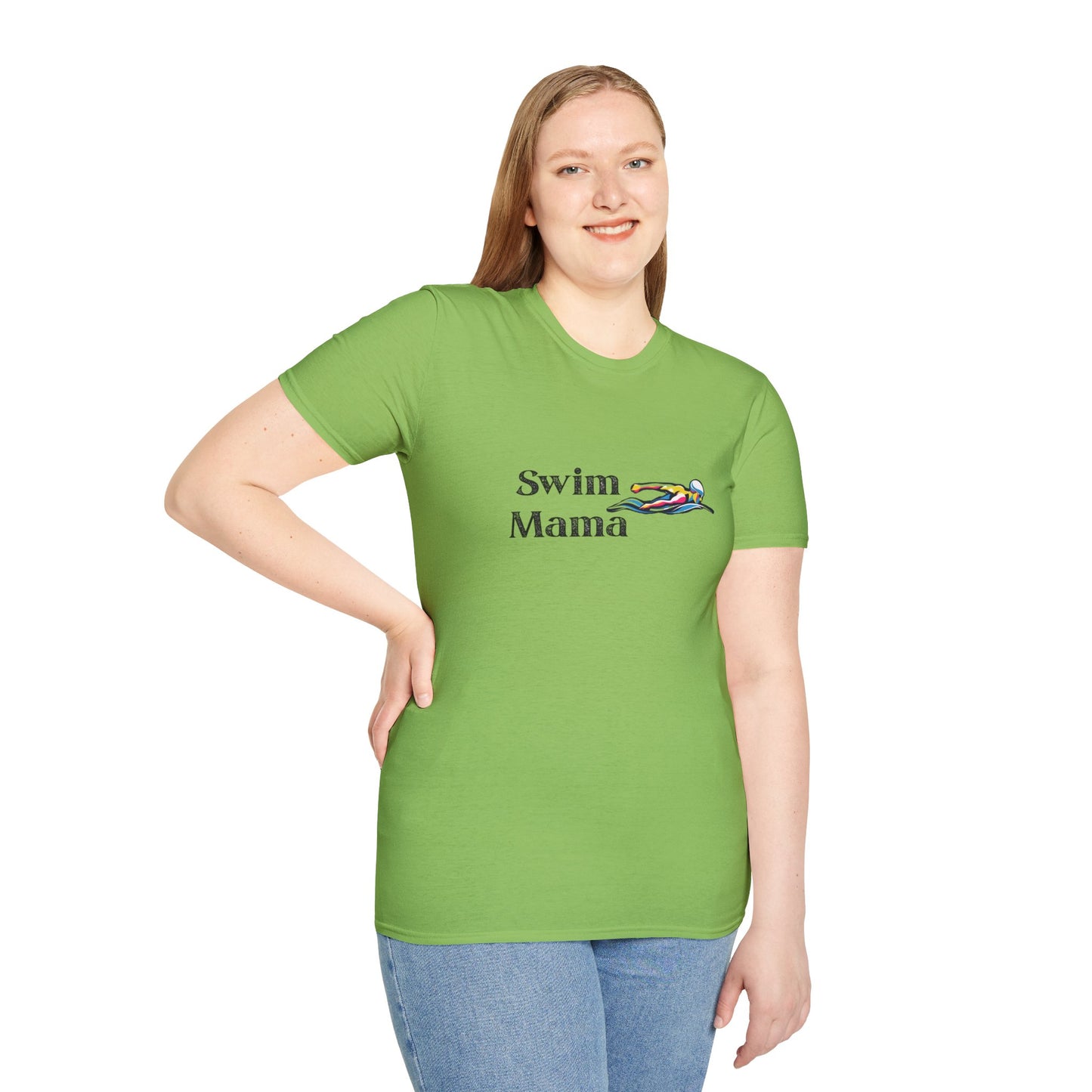 Swim Mama Unisex T-Shirt | Perfect for Swim Moms, Summer Vibes, Gift for Mother's Day, Beach Days, Swim Team Apparel