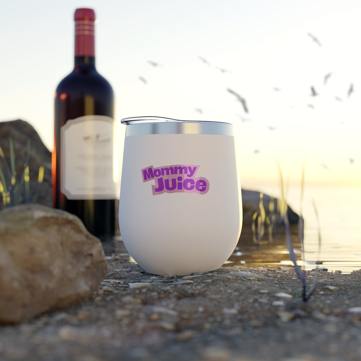Mommy Juice Insulated Cup | Funny Wine Tumbler for Moms | Perfect Gift for Mother’s Day, Baby Showers, Birthdays, or Just Because