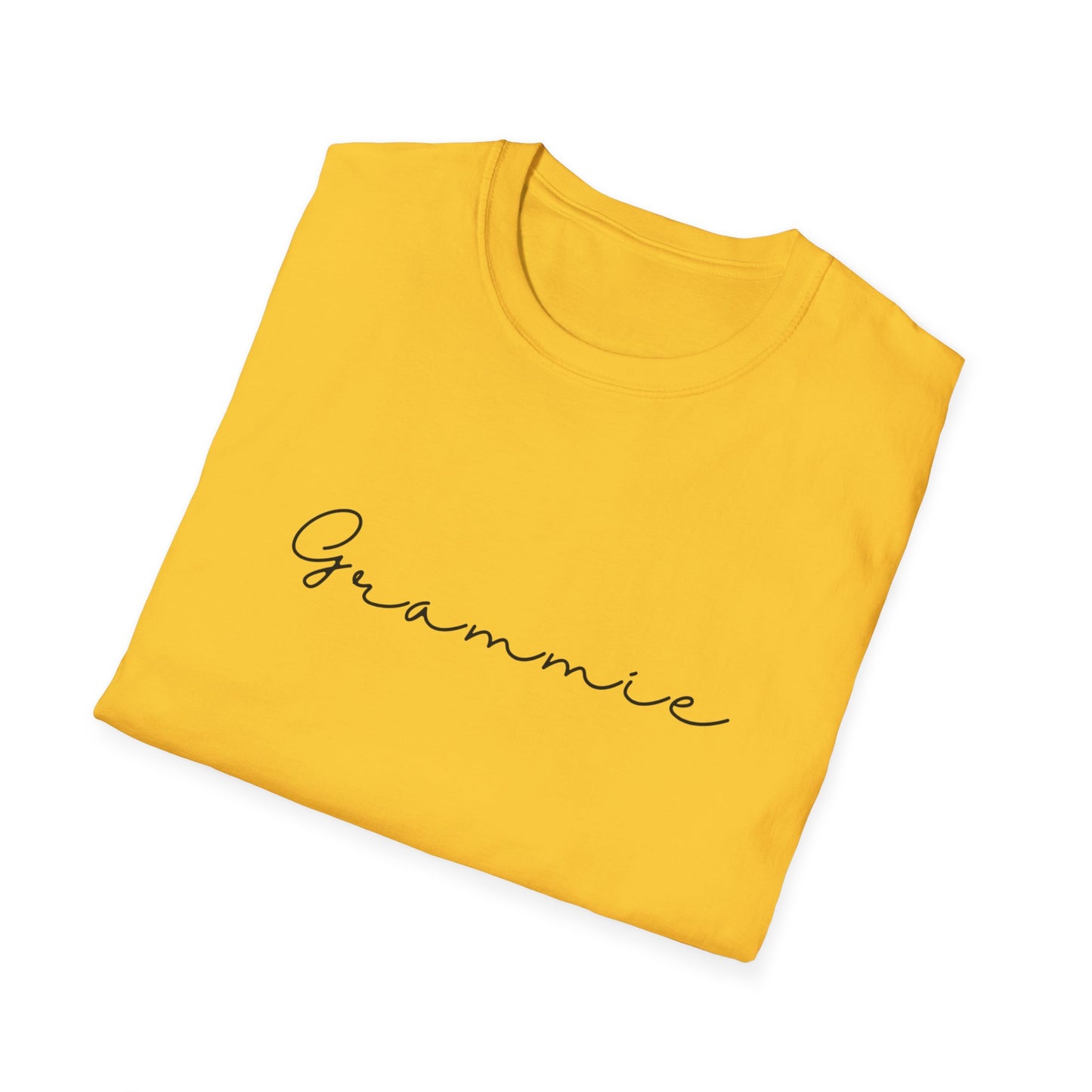 Grammie Unisex Softstyle T-Shirt, Gift for Grandma, Family Reunion Tee, Personalized Mother's Day Shirt, Cozy Everyday Wear