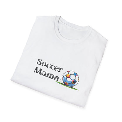 Soccer Mama T-Shirt | Unisex Softstyle Tee for Sports Moms, Gift for Soccer Lovers, Casual Wear, Team Spirit, Birthday Present