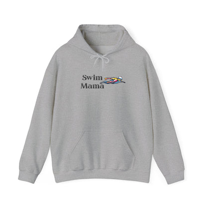 Swim Mama Hoodie - Cozy Swimwear Lover's Sweatshirt, Perfect Gift for Moms, Beach Days, Summer Holidays, Swim Class