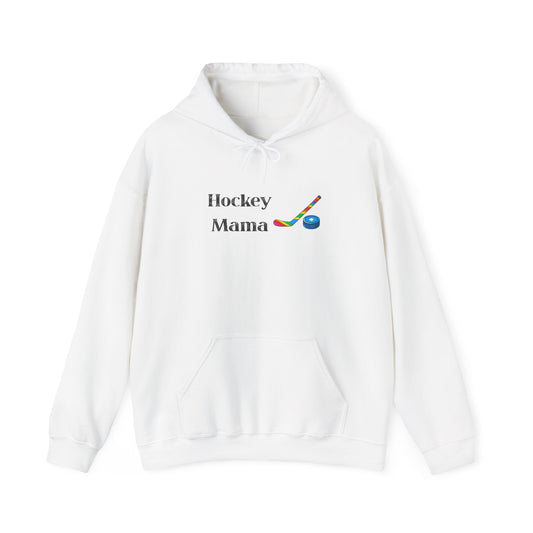 Hockey Mama Hoodie, Unisex Sports Sweatshirt, Gift for Hockey Moms, Comfortable Winter Wear, Ice Hockey Apparel
