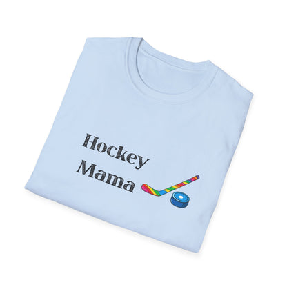 Hockey Mama T-Shirt, Unisex Hockey Tee, Sports Mom Shirt, Athletic Gift, Ice Hockey Apparel, Game Day Outfit