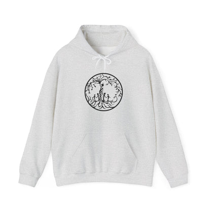 Tree of Life Four Children Hoodie, Cozy Sweatshirt for Animal Lovers, Gift for Birthdays, Holidays, Nature Lovers Apparel