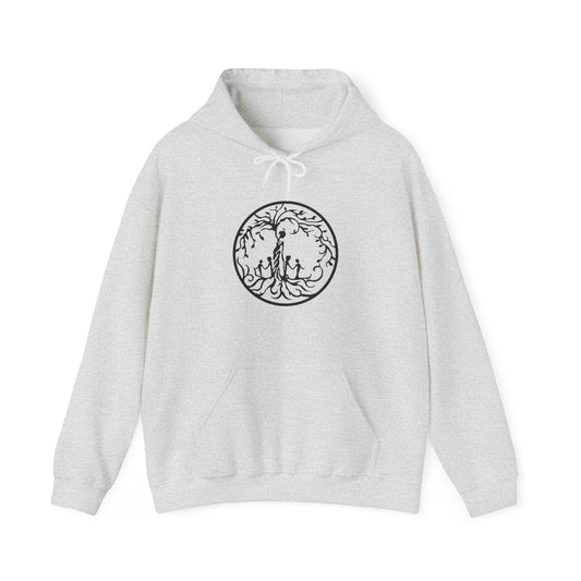 Tree of Life Four Children Hoodie, Cozy Sweatshirt for Animal Lovers, Gift for Birthdays, Holidays, Nature Lovers Apparel