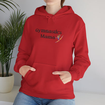 Gymnastics Mama Sweatshirt - Perfect Gift for Gymnastic Moms, Cozy Hooded Pullover, Sports Apparel, Mother's Day Gift, Fitness Wear