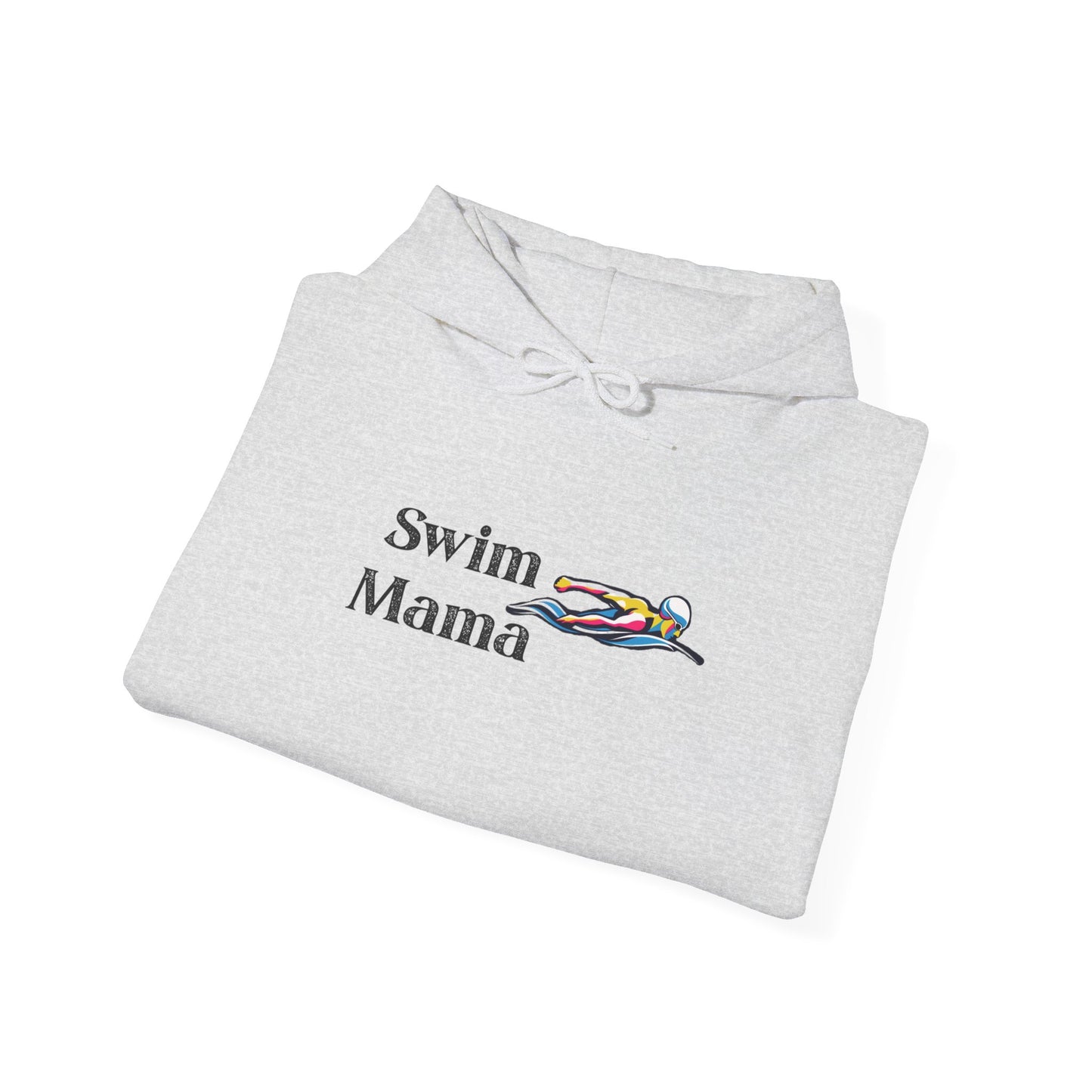 Swim Mama Hoodie - Cozy Swimwear Lover's Sweatshirt, Perfect Gift for Moms, Beach Days, Summer Holidays, Swim Class