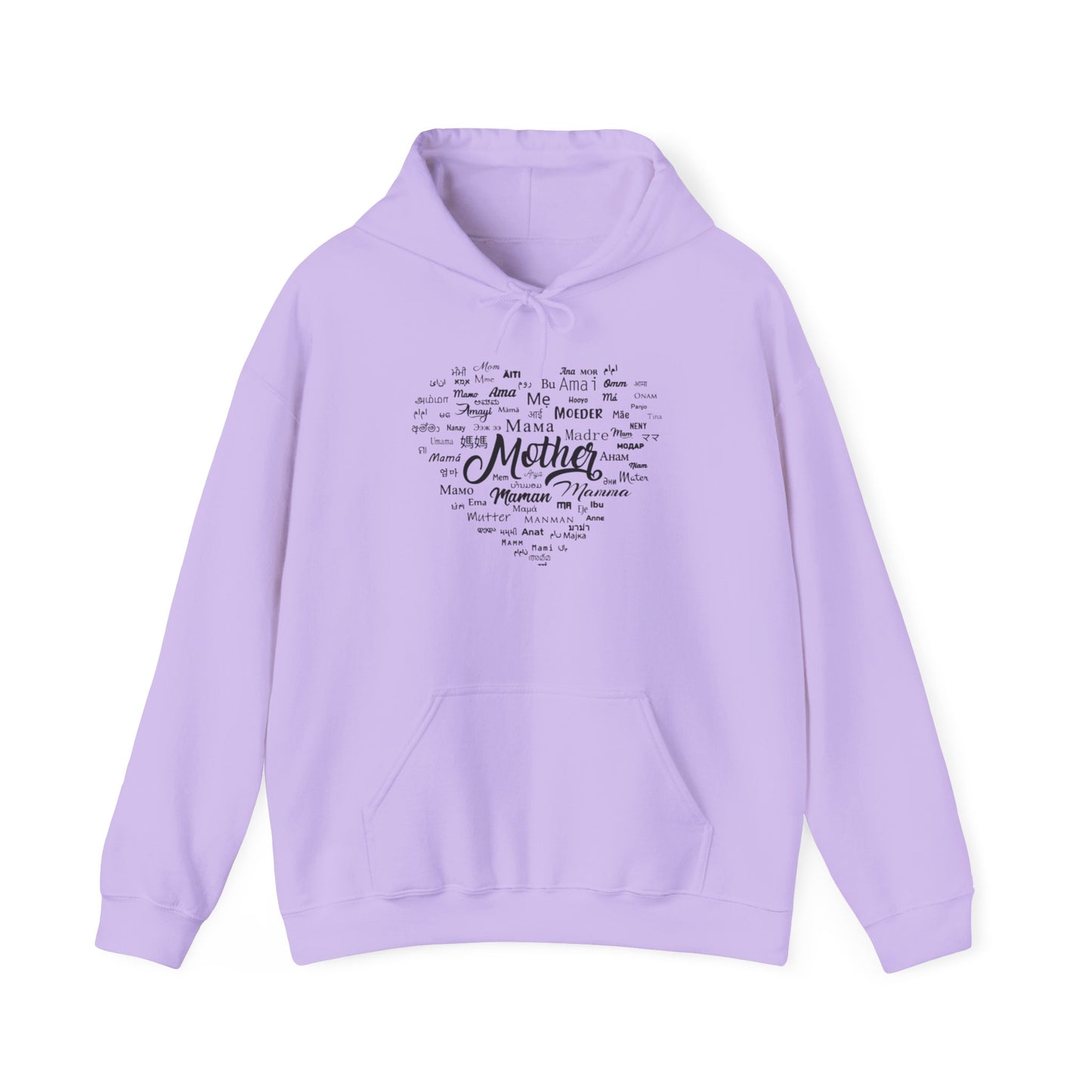 Mother's Day Heart Sweatshirt, Cozy Gift for Mom, Unisex Hoodie, Mother's Love Apparel, Family Celebration Wear, Heartfelt Gift Idea