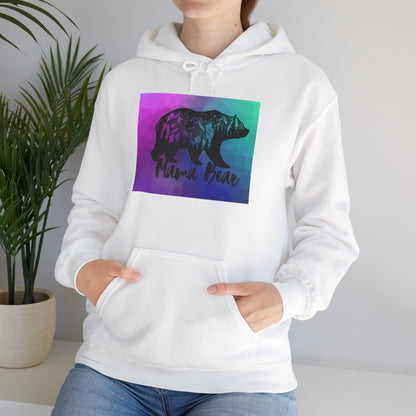 Nature-Inspired Bear Graphic Hoodie, Cozy Wildlife Sweatshirt, Unisex Hooded Top, Gift for Animal Lovers, Outdoor Apparel