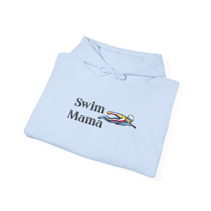 Swim Mama Hoodie - Cozy Swimwear Lover's Sweatshirt, Perfect Gift for Moms, Beach Days, Summer Holidays, Swim Class