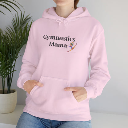 Gymnastics Mama Sweatshirt - Perfect Gift for Gymnastic Moms, Cozy Hooded Pullover, Sports Apparel, Mother's Day Gift, Fitness Wear