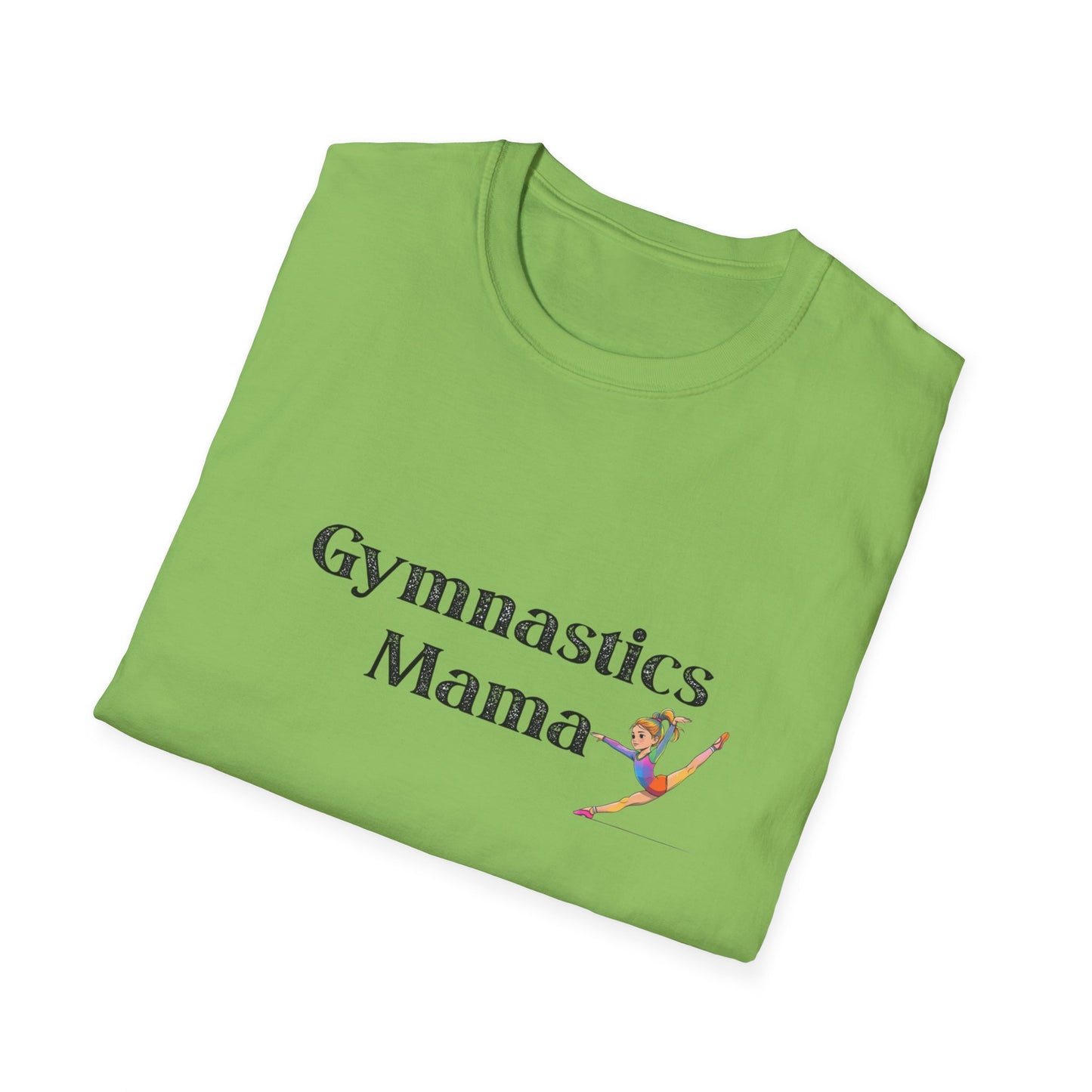 Gymnastics Mama T-Shirt | Unisex Softstyle Tee, Perfect Gift for Gymnastics Moms, Sportswear, Mother's Day, Gym T-Shirt, Athletic Apparel
