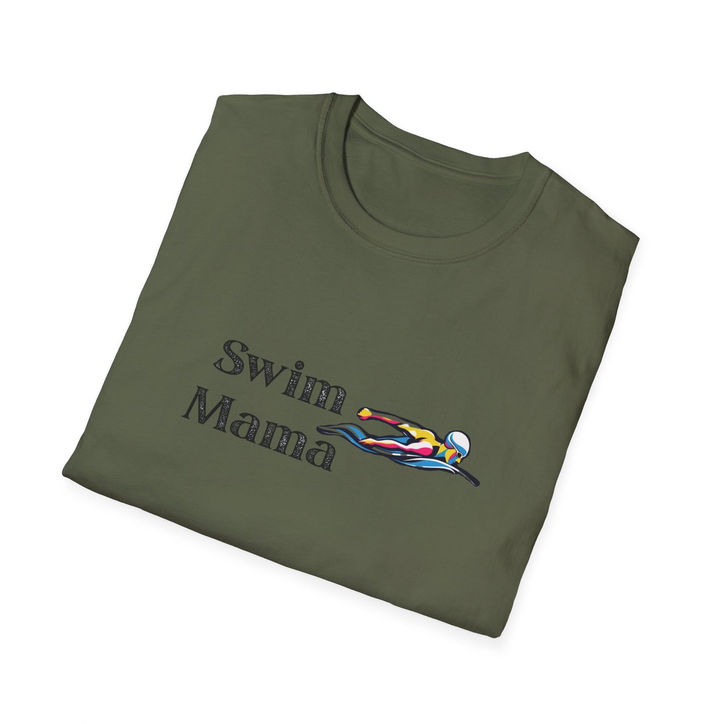 Swim Mama Unisex T-Shirt | Perfect for Swim Moms, Summer Vibes, Gift for Mother's Day, Beach Days, Swim Team Apparel