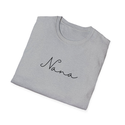 Nana Softstyle T-Shirt, Cute Gift for Grandmothers, Family Reunion Apparel, Mother's Day Gift, Everyday Comfort Tee