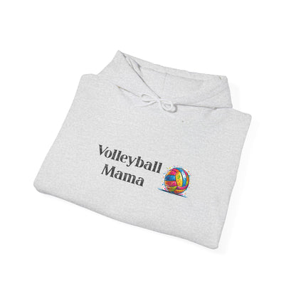 Volleyball Mama Hoodie - Cozy Sweatshirt for Sports Lovers, Gift for Moms, Beach Day Apparel, Team Spirit Wear, Summer Fun
