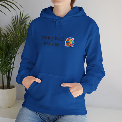 Volleyball Mama Hoodie - Cozy Sweatshirt for Sports Lovers, Gift for Moms, Beach Day Apparel, Team Spirit Wear, Summer Fun