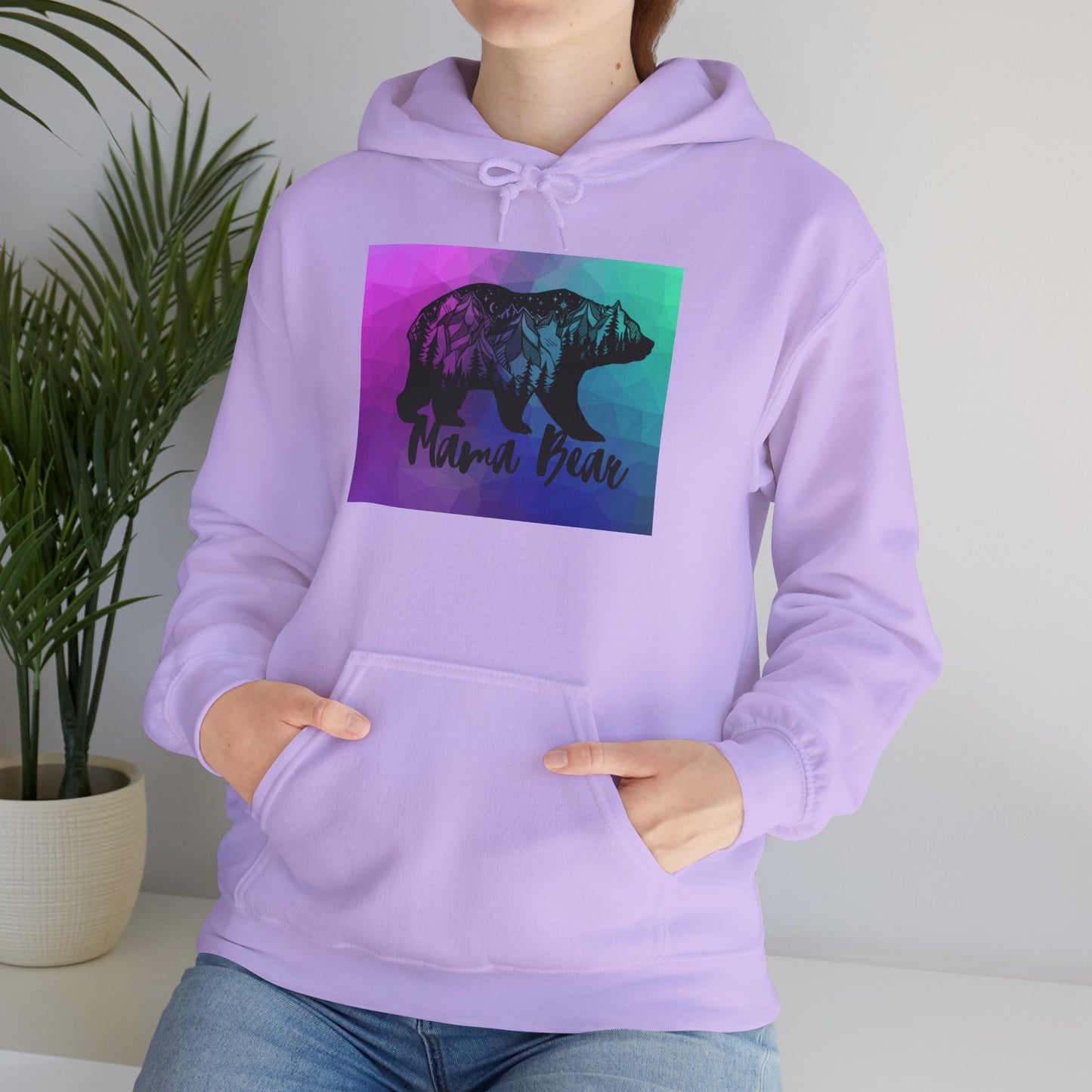 Nature-Inspired Bear Graphic Hoodie, Cozy Wildlife Sweatshirt, Unisex Hooded Top, Gift for Animal Lovers, Outdoor Apparel