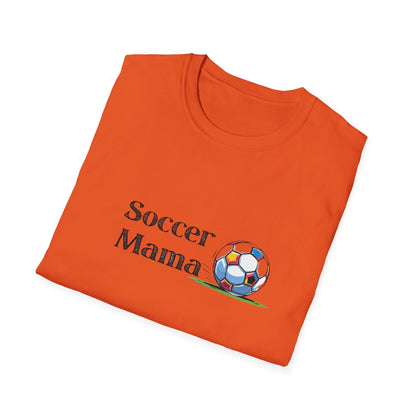 Soccer Mama T-Shirt | Unisex Softstyle Tee for Sports Moms, Gift for Soccer Lovers, Casual Wear, Team Spirit, Birthday Present