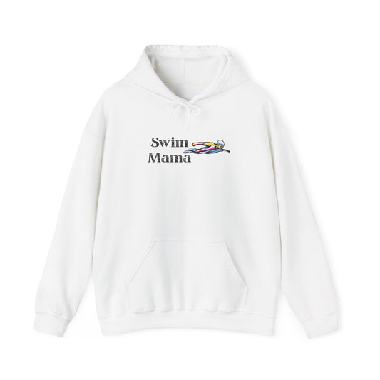 Swim Mama Hoodie - Cozy Swimwear Lover's Sweatshirt, Perfect Gift for Moms, Beach Days, Summer Holidays, Swim Class