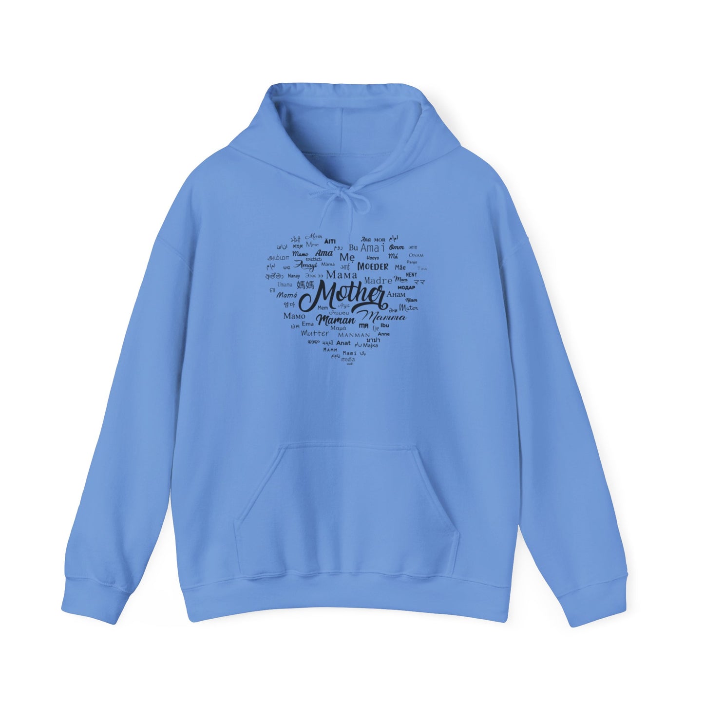 Mother's Day Heart Sweatshirt, Cozy Gift for Mom, Unisex Hoodie, Mother's Love Apparel, Family Celebration Wear, Heartfelt Gift Idea