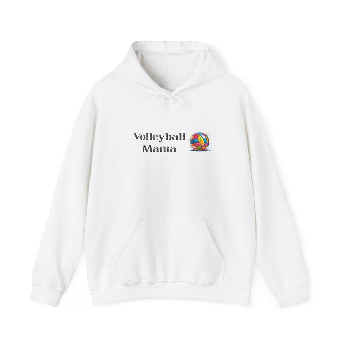 Volleyball Mama Hoodie - Cozy Sweatshirt for Sports Lovers, Gift for Moms, Beach Day Apparel, Team Spirit Wear, Summer Fun